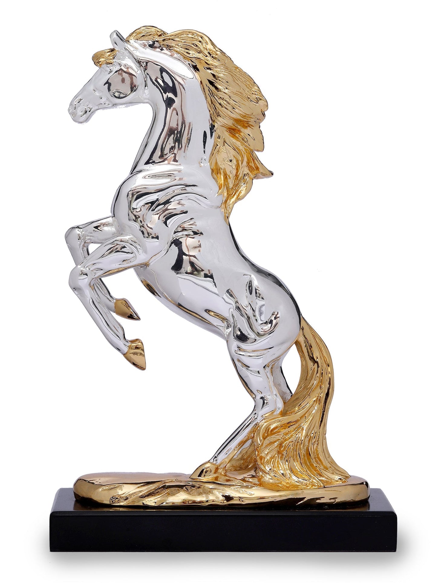 Brass Horse Made In Silver Plating