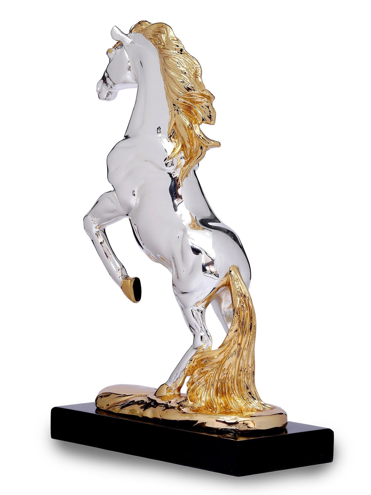 Brass Horse Made In Silver Plating