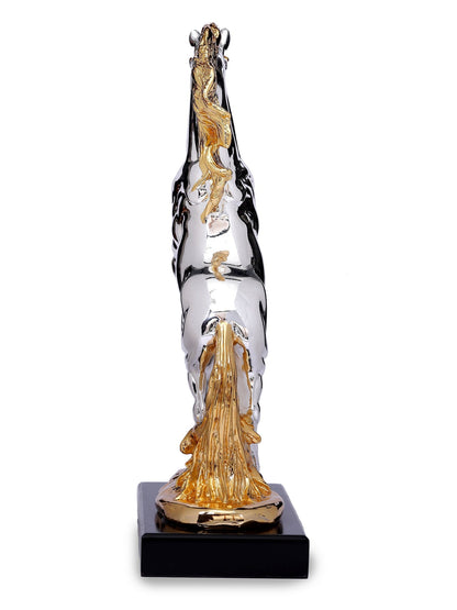 Brass Horse Made In Silver Plating