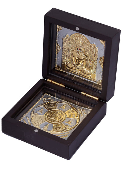 Charan Paduka Made In Gold Foiling Of Buddh J