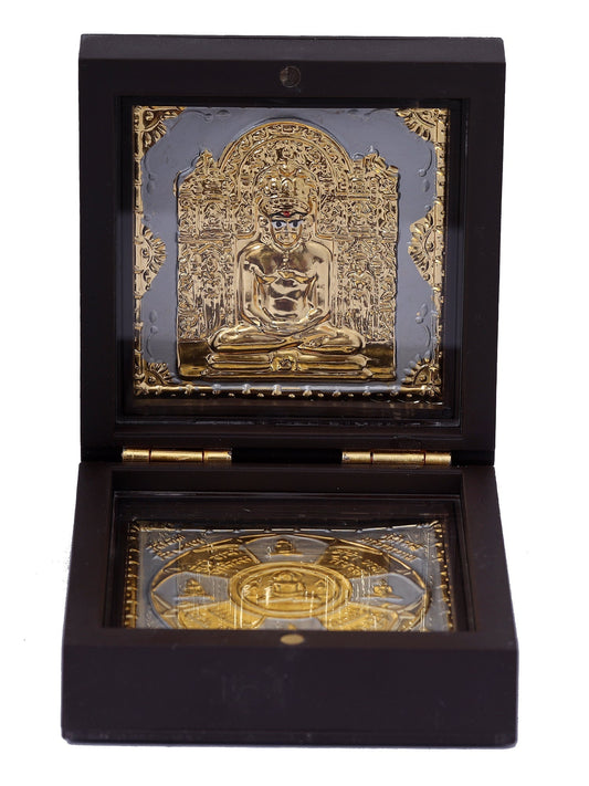 Charan Paduka Made In Gold Foiling Of Buddh J