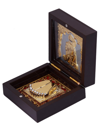 Charan Paduka Made In Gold Foiling Of Hanumanji