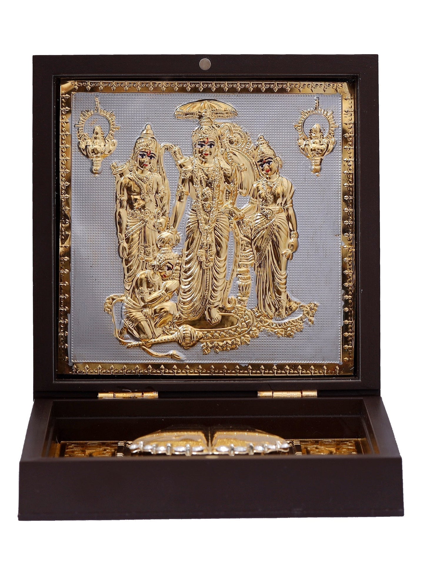 Charan Paduka Made In Gold Foiling Of Ramdarbar