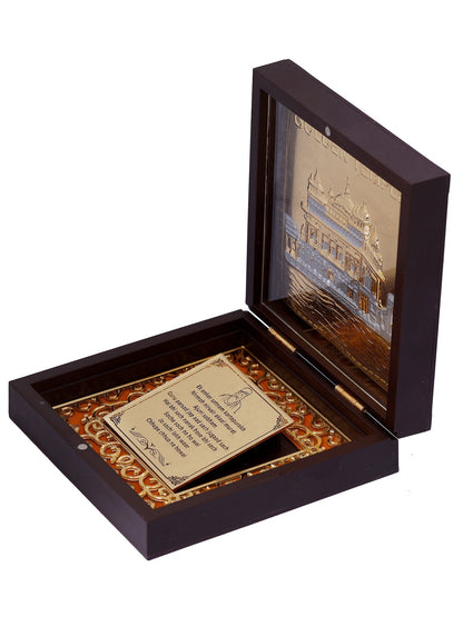 Golden Temple Box Made In Gold Foiling