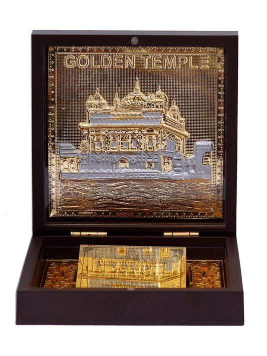 Golden Temple Box Made In Gold Foiling