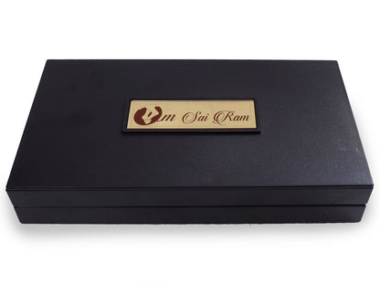 Charan Paduka Made In Gold Foiling Of Sai Baba