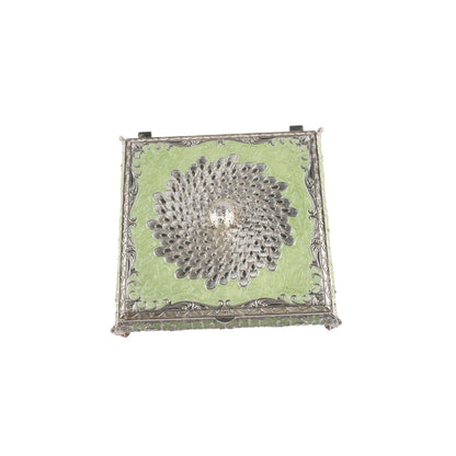 Jewelry Box with Peacock Lid- Small