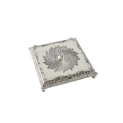Peacock Lid Jewellery Box- Small
