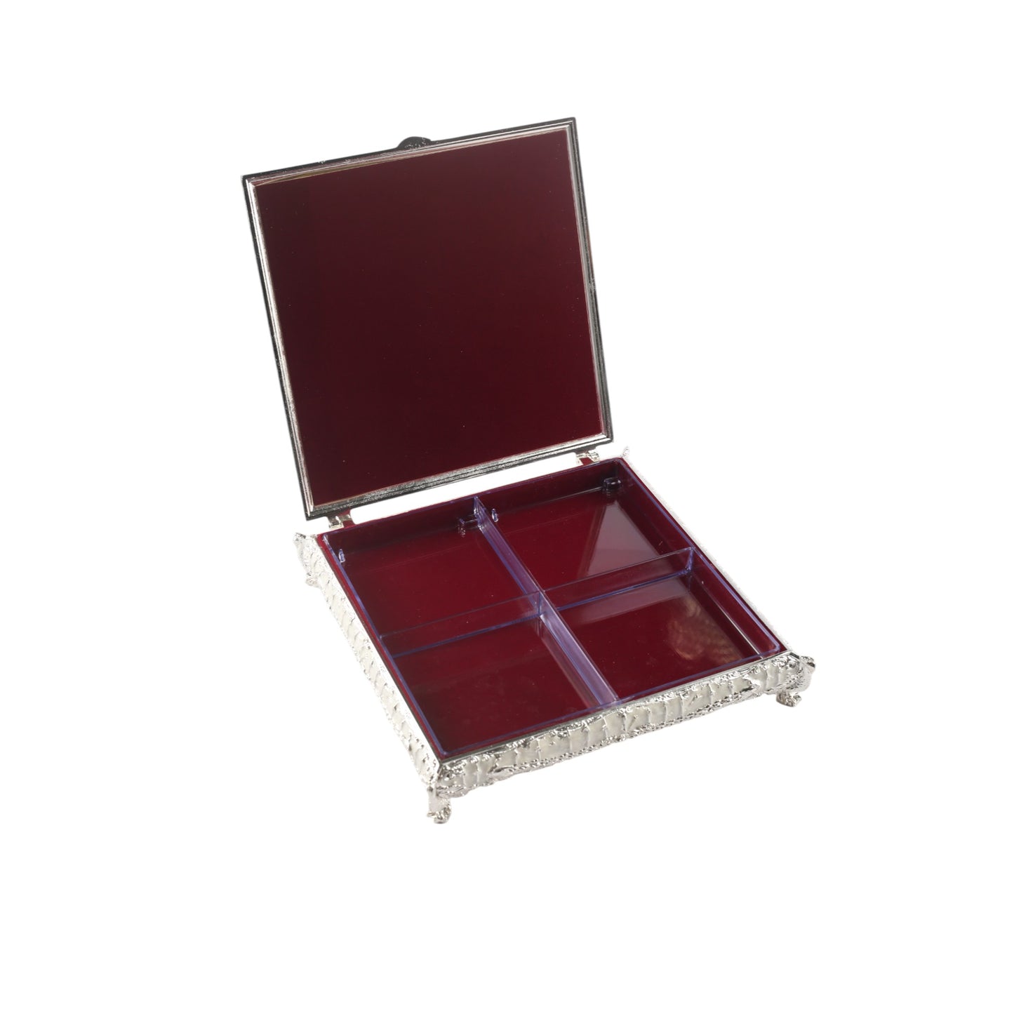 Jewelry Box with Peacock Lid- Small