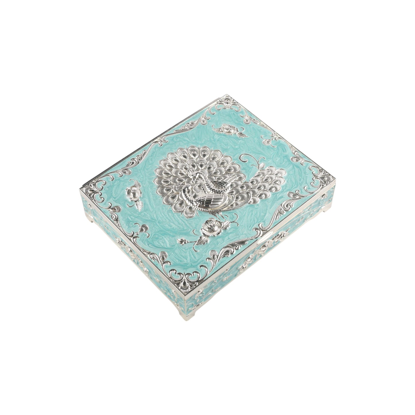 Dry Fruit Box with Peacock Design