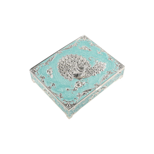Dry Fruit Box with Peacock Design