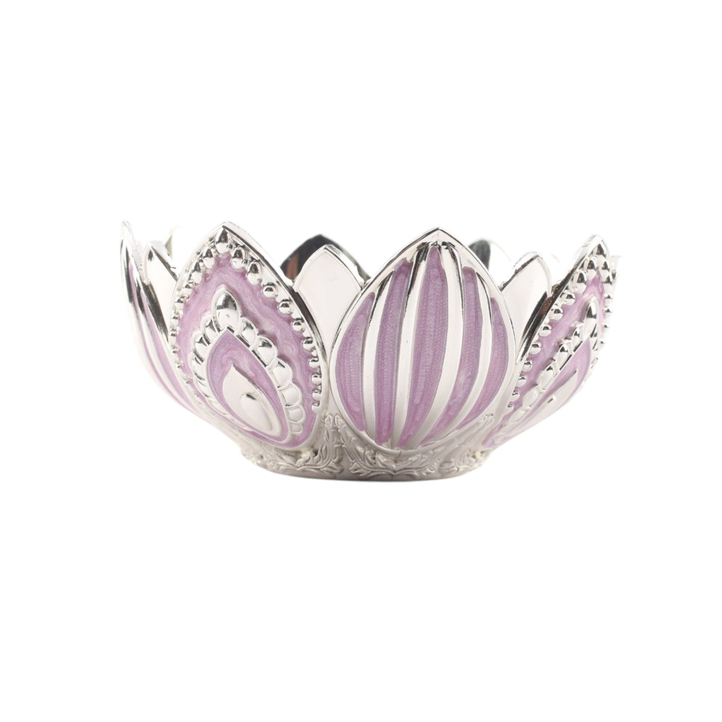 Dry Fruits Lotus Bowl – Enamel Finish