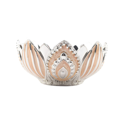 Dry Fruits Lotus Bowl – Enamel Finish