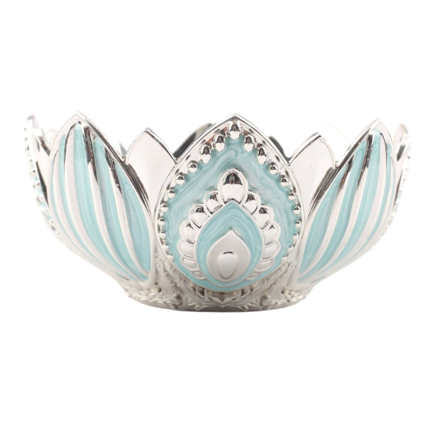 Dry Fruits Lotus Bowl – Enamel Finish