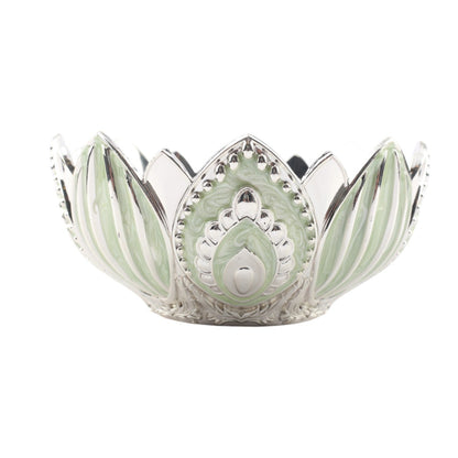 Dry Fruits Lotus Bowl – Enamel Finish