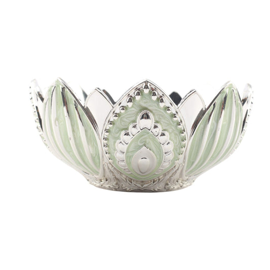 Dry Fruits Lotus Bowl – Enamel Finish