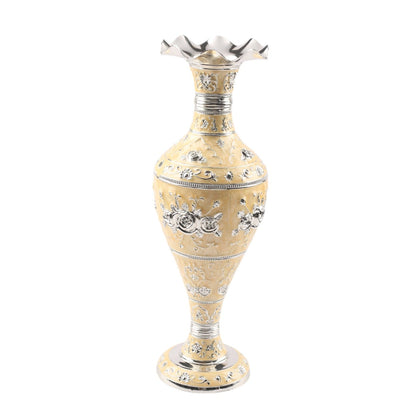 Flower Vase – Peach Enamel Finish