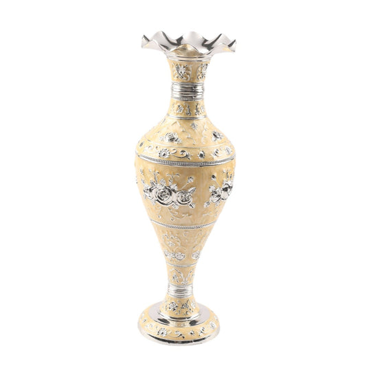Flower Vase – Peach Enamel Finish