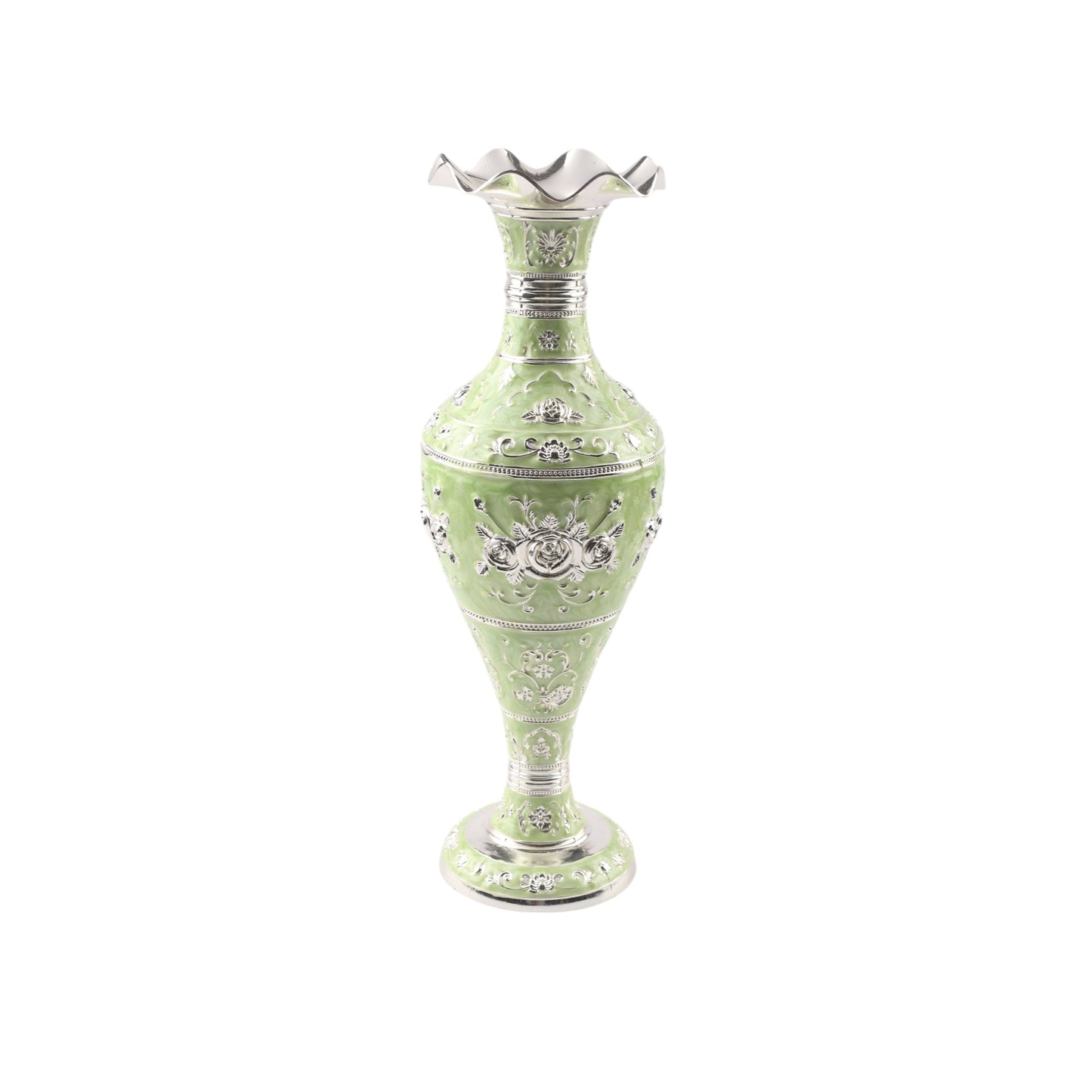 Flower Vase –  Enamel Finish