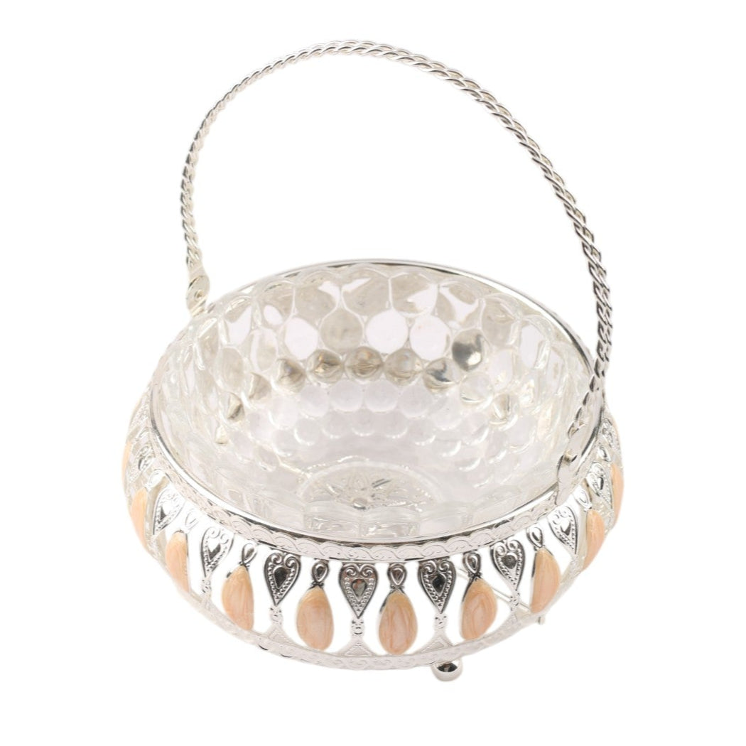 Enamel Glass Basket