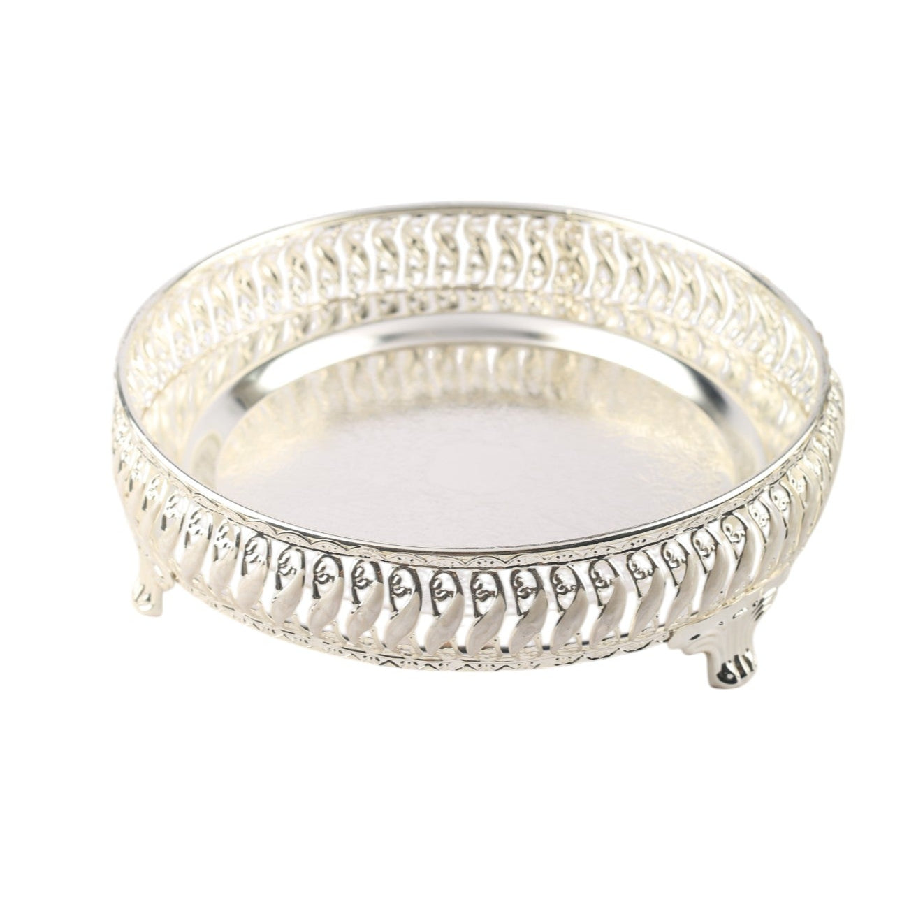 Dry Fruit Platter – Silver-Plated