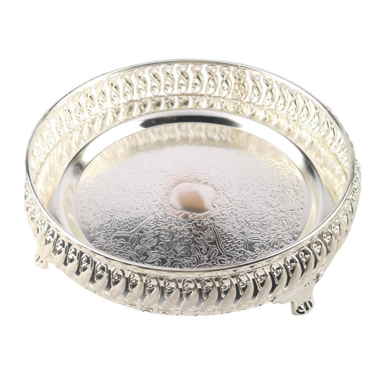 Dry Fruit Platter – Silver-Plated