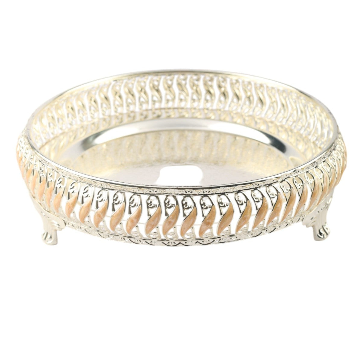 Dry Fruit Platter – Silver-Plated