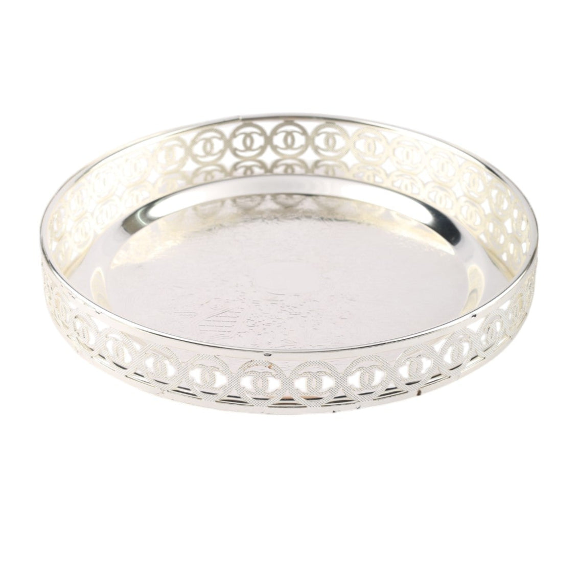 Elegant Silver Plated Tray
