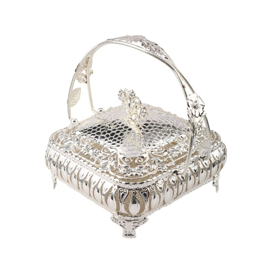 Square Basket with Lid