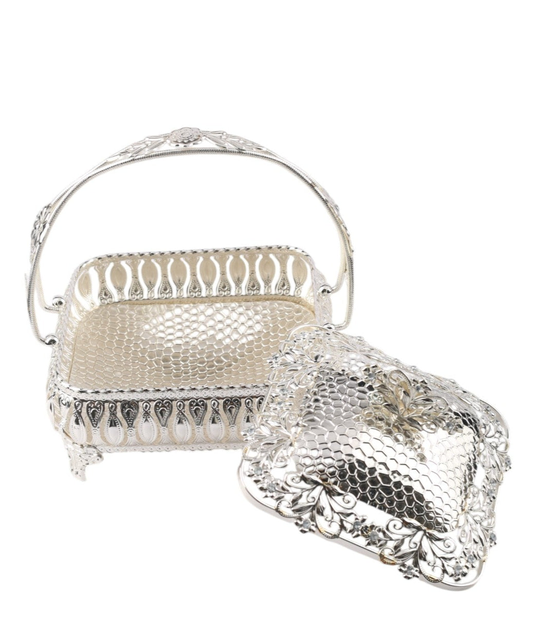 Square Basket with Lid