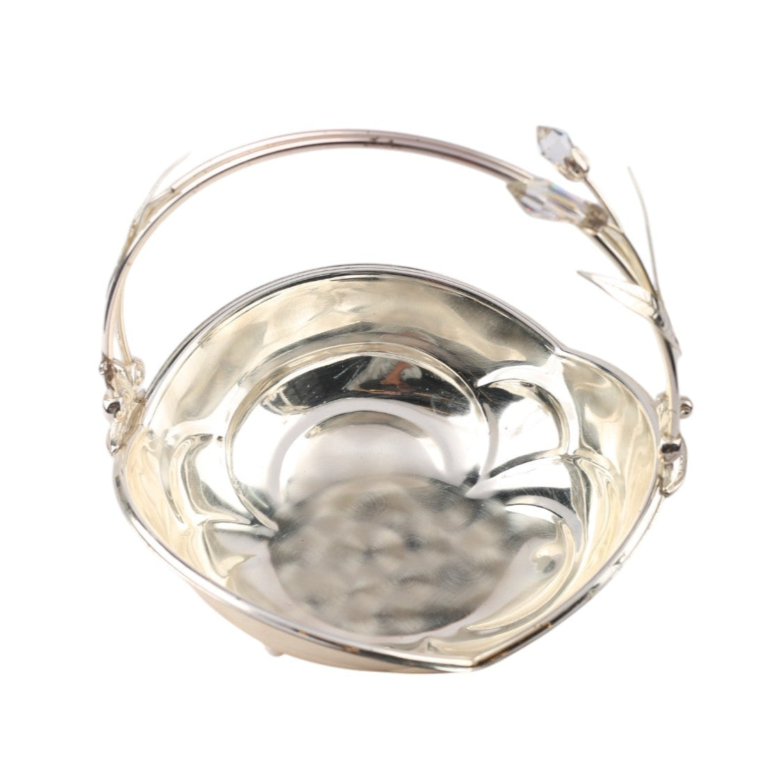 Silver Plated Lid Basket