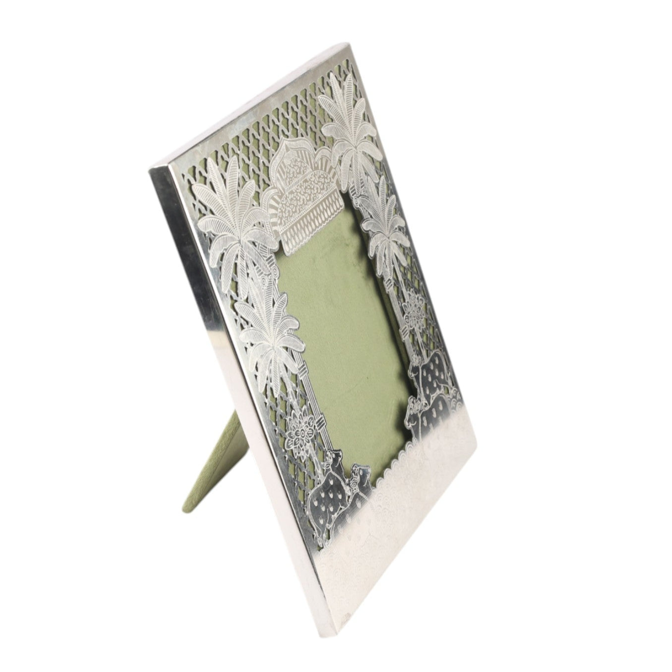 Cow Etching Photo Frame