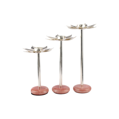 Lotus Flower Candle Holder Set