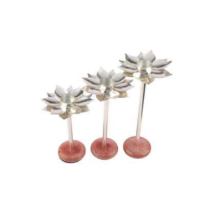 Lotus Flower Candle Holder Set