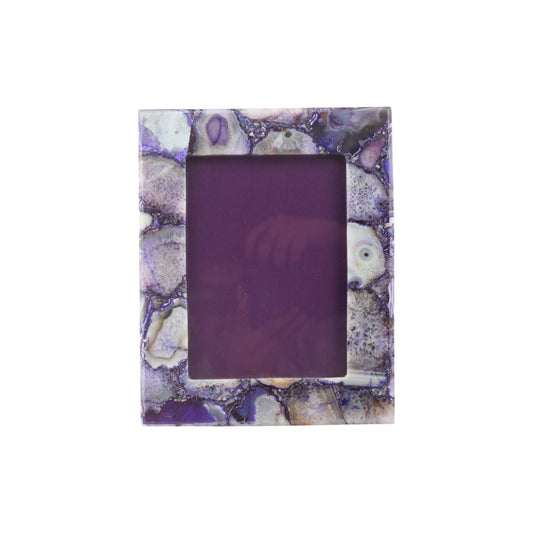 Purple Agate Photo Frame