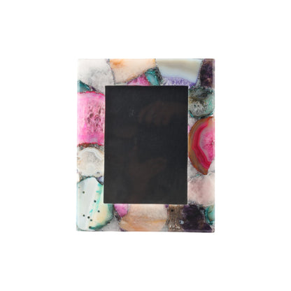 Mix Agate Photo Frame