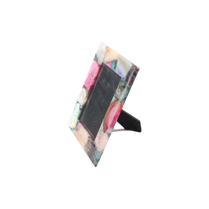 Mix Agate Photo Frame