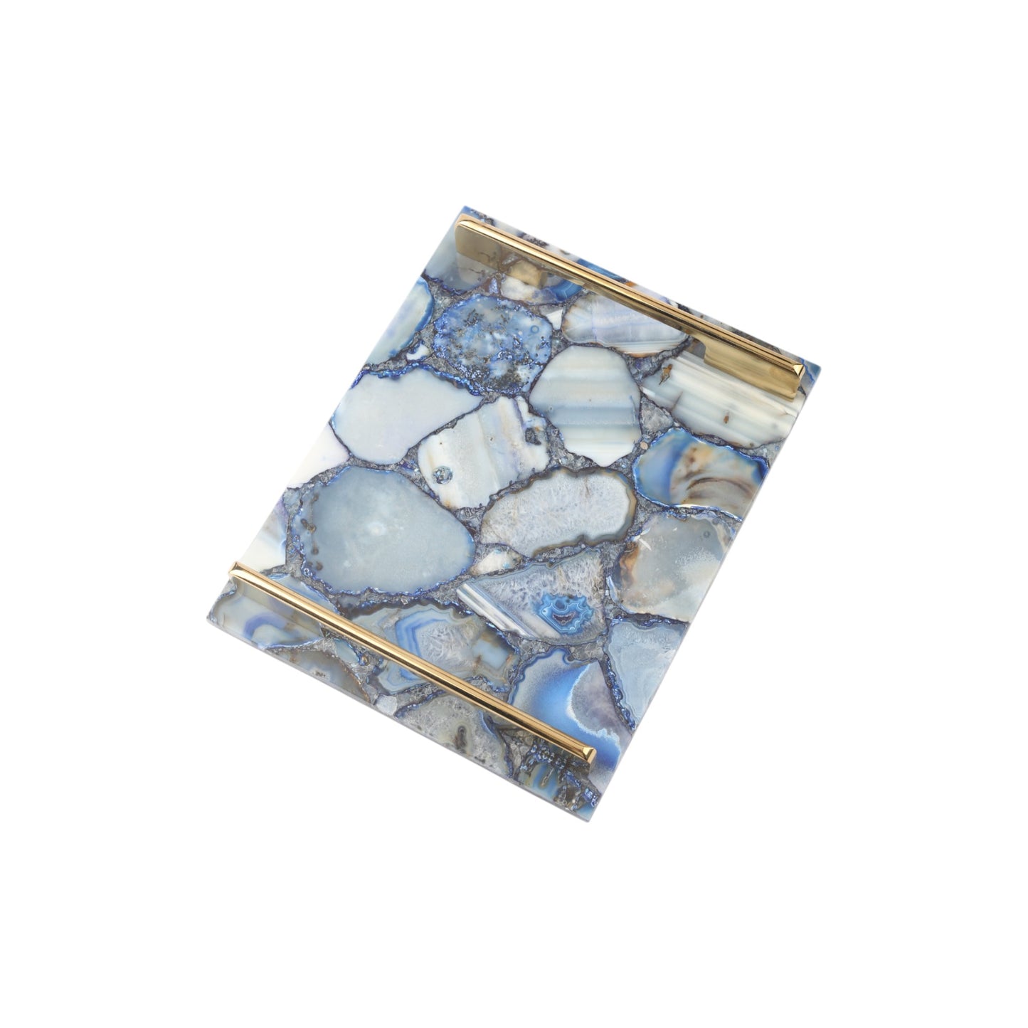 Blue Agate Serving Tray