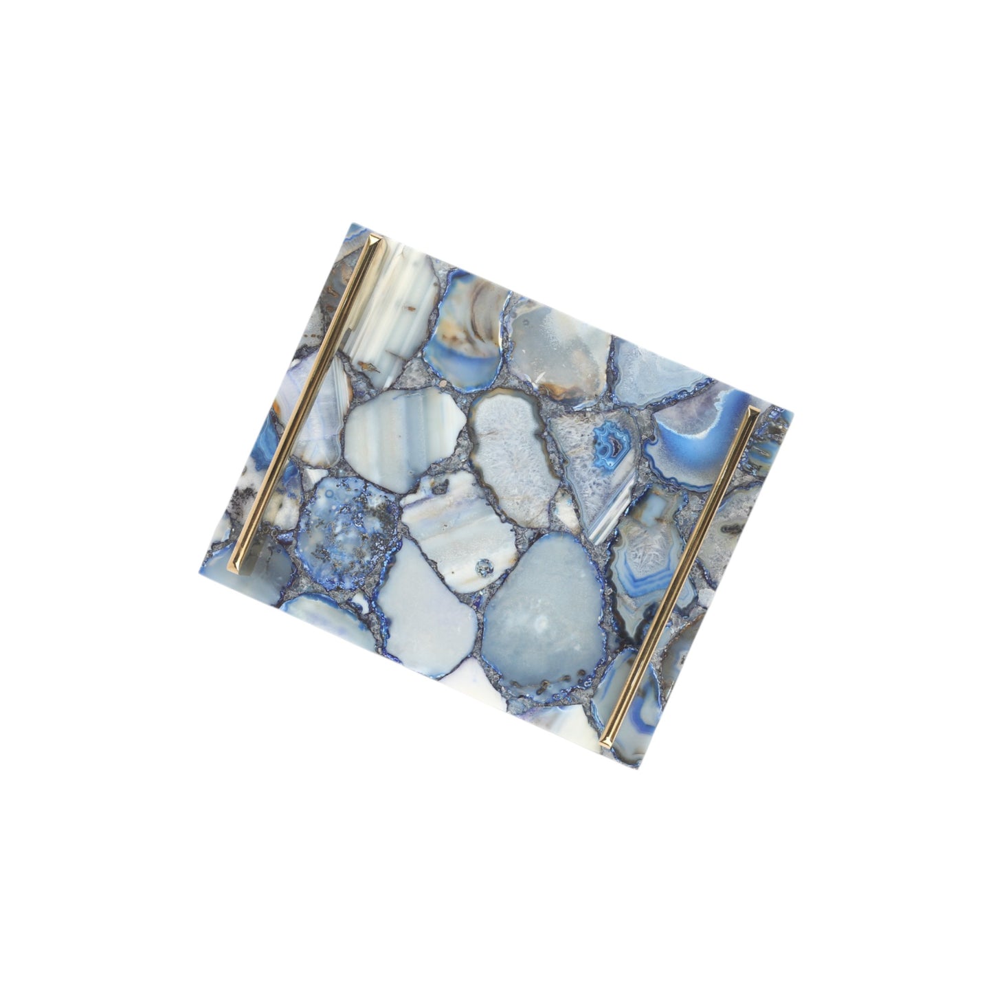 Blue Agate Serving Tray