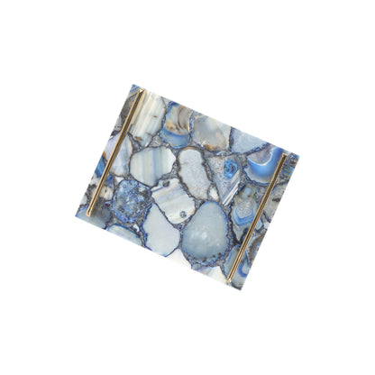 Blue Agate Serving Tray