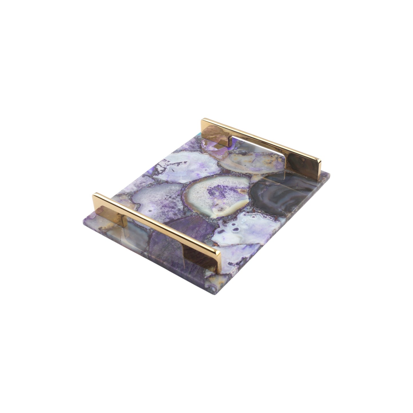 Purple Agate Serving Tray