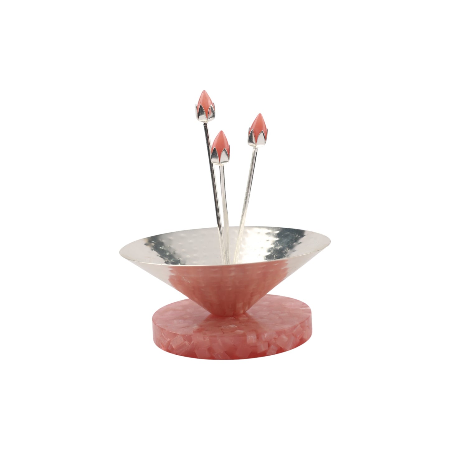Silver-Plated Cone Bowl