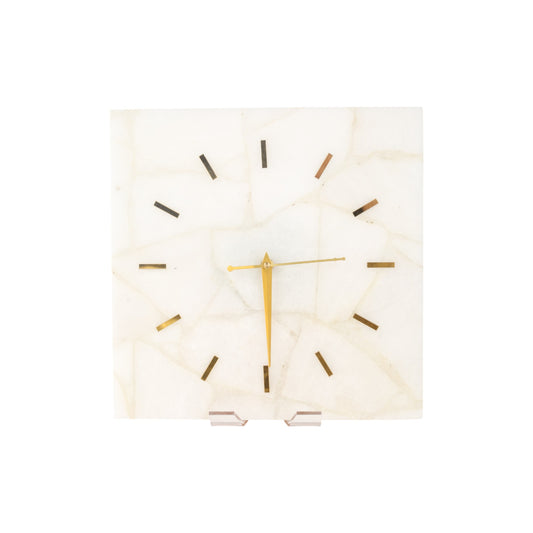 White Square Clock