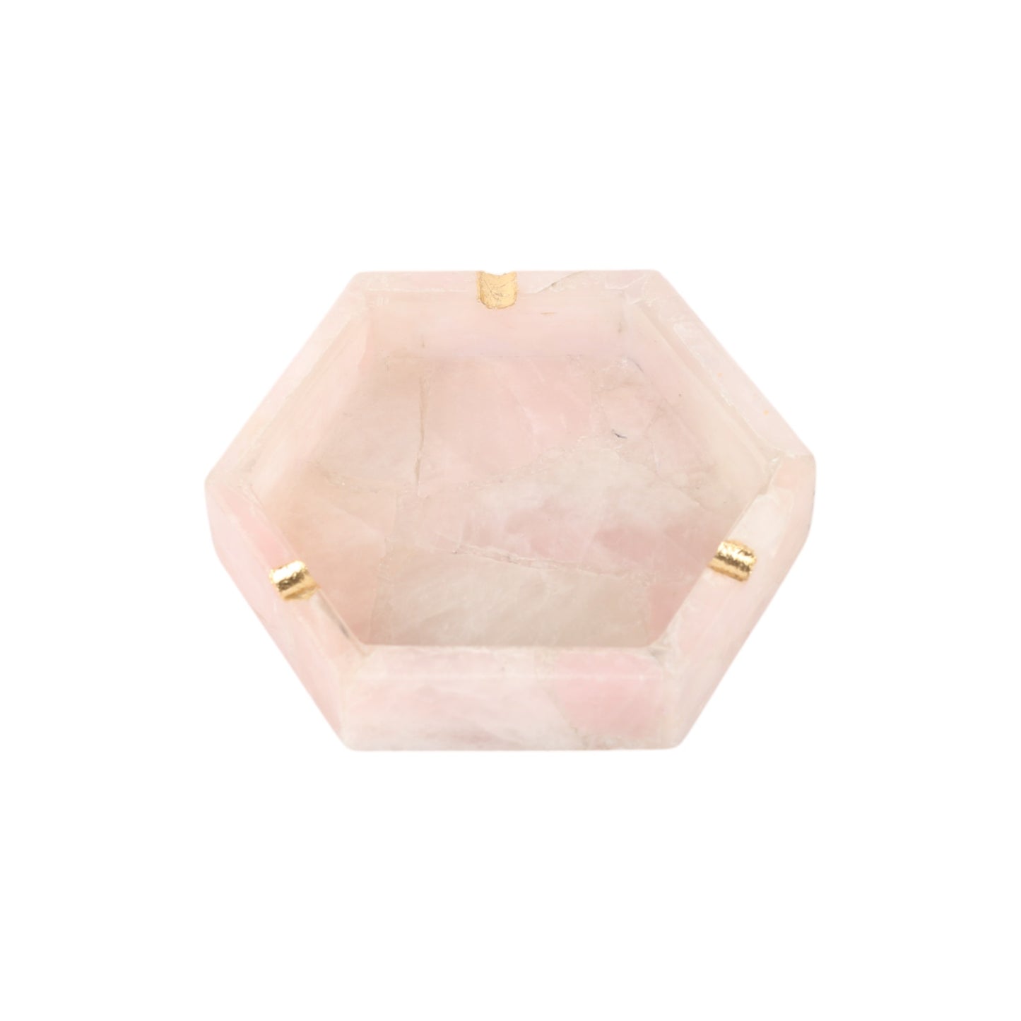 Rose Quartz Hexagon Ash Tray