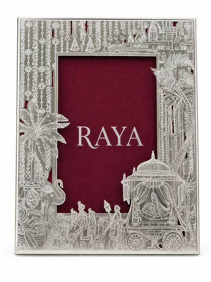 Silver Plated Bridal Doli Photo Frame