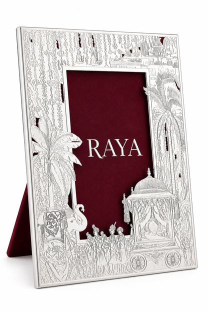 Silver Plated Bridal Doli Photo Frame