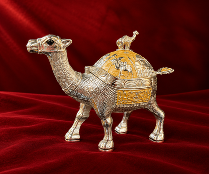 Royal Camel Serving Bowl peach enamel