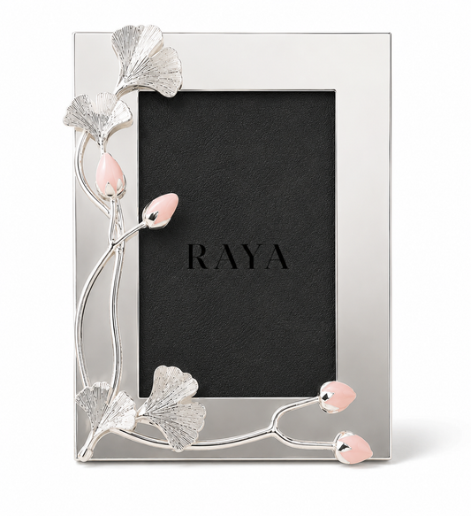Silver Plated Resin Bud Photo Frame