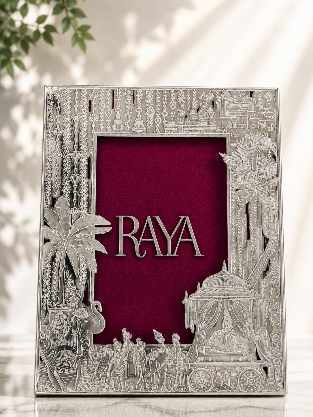 Silver Plated Bridal Doli Photo Frame