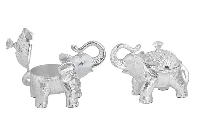 Enamel Elephant Candy Box